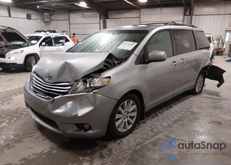 2017 Toyota Sienna Xle Premium 7 Passenger z USA, uszkodzony, nr VIN 5TDDZ3DC7HS183144